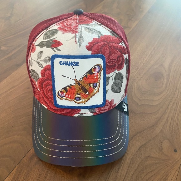 Groorin Bros, The Farm Animal Trucker Cap. Kaleidoscope, Metamorphosis Butterfly - Picture 5 of 8